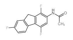 N-(1,4,7-trifluoro-9H-fluoren-2-yl)acetamide结构式
