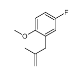 3-(5-FLUORO-2-METHOXYPHENYL)-2-METHYL-1-PROPENE结构式