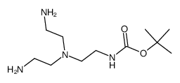 2-(双(2-氨基乙基)氨基)乙基氨基甲酸叔丁酯结构式