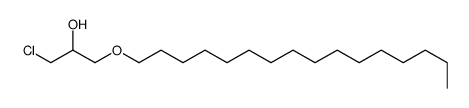 1-Chloro-3-hexadecyloxy-2-propanol结构式