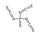triisothiocyanato(sulfanylidene)-λ5-phosphane Structure