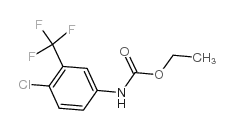 (4-氯-3-(三氟甲基)苯基)氨基甲酸乙酯结构式