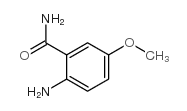 2-氨基-5-甲氧基苯甲酰胺结构式