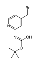 2-Boc-amino-4-bromomethylpyridine Structure