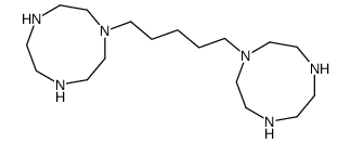 1-[5-(1,4,7-triazonan-1-yl)pentyl]-1,4,7-triazonane Structure