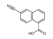 6-cyanonaphthalene-1-carboxylic acid结构式