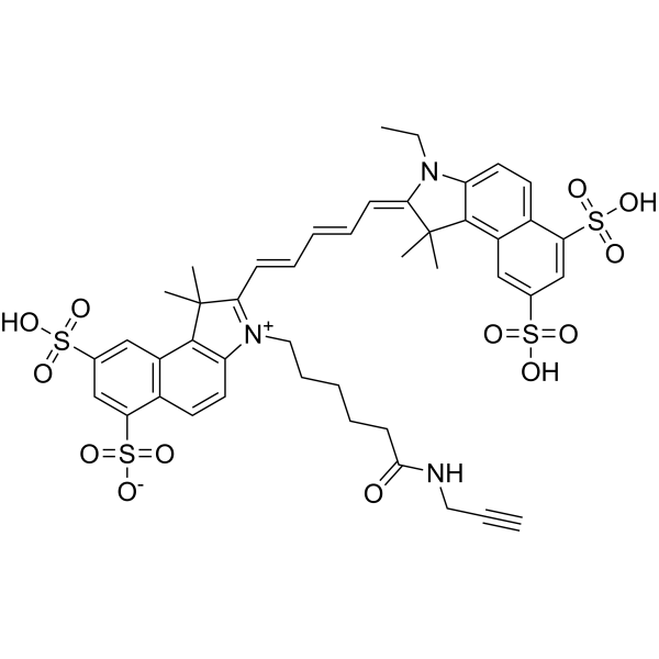 Trisulfo-Cy5.5-Alkyne picture
