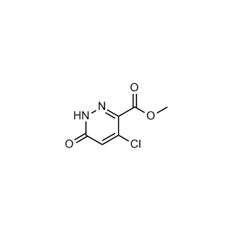 4-氯-6-氧代-1,6-二氢哒嗪-3-羧酸甲酯结构式