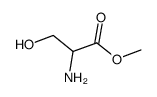 2-氨基-3-羟基丙酸甲酯结构式