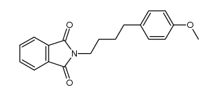 2-[4-(4-methoxy-phenyl)-butyl]-isoindole-1,3-dione结构式
