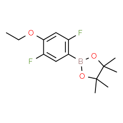 2,5-Difluoro-4-ethoxyphenylboronic acid pinacol ester结构式