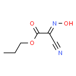 Acetic acid, cyano(hydroxyimino)-, propyl ester (9CI)结构式