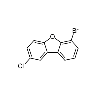 6-溴-2-氯二苯并[b,d]呋喃结构式
