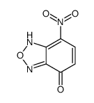 7-nitro-1H-2,1,3-benzoxadiazol-4-one结构式
