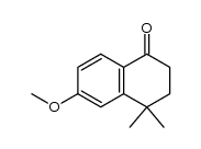 4,4-dimethyl-6-methoxy-1-tetralone Structure