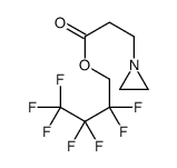2,2,3,3,4,4,4-heptafluorobutyl 3-(aziridin-1-yl)propanoate Structure