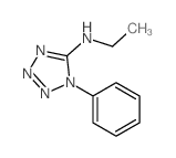 1H-Tetrazol-5-amine,N-ethyl-1-phenyl-结构式