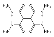 ethane-1,1,2,2-tetracarboxylic acid tetrahydrazide Structure