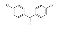 4-溴-4'-氯二苯甲酮结构式