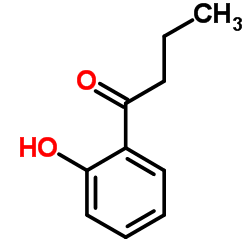 Butyrophenone, 2'-hydroxy- Structure