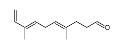4,8-dimethyldeca-4,7,9-trienal结构式