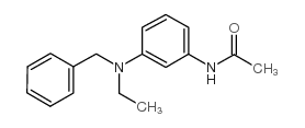 3-(N-乙基-N-苄基)氨基乙酰苯胺结构式