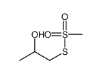 1-methylsulfonylsulfanylpropan-2-ol结构式