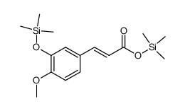3-[4-Methoxy-3-(trimethylsilyloxy)phenyl]propenoic acid trimethylsilyl ester picture