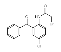 2-(2-溴乙酰氨基)-5-氯二苯甲酮结构式