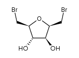 (2R,3S,4S,5S)-2,5-bis(bromomethyl)tetrahydrofuran-3,4-diol结构式