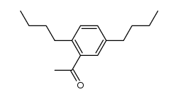 1-(2,5-dibutyl-phenyl)-ethanone Structure