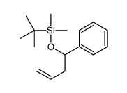 tert-butyl-dimethyl-(1-phenylbut-3-enoxy)silane Structure