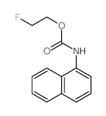 2-fluoroethyl N-naphthalen-1-ylcarbamate结构式