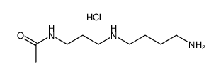 N1-Acetylspermidine hydrochloride结构式
