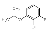 2-溴-6-异丙氧基苯酚结构式