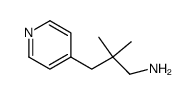 2,2-dimethyl-3-(pyridin-4-yl)propan-1-amine结构式