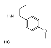 (R)-1-(4-methoxyphenyl)propan-1-aminehydrochloride Structure