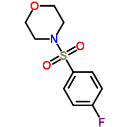 4-(4-氟苯基磺酰基)吗啉结构式