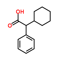 Cyclohexyl(phenyl)acetic acid Structure