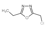 2-氯甲基-5-乙基-1,3,4-噁二唑结构式