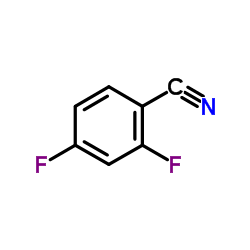 2,4-二氟苯腈结构式