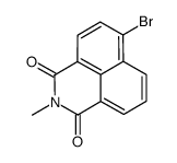 6-溴-2-甲基-1H-苯并[DE]异喹啉-1,3(2H)-二酮结构式