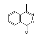 4-methyl-1H-2,3-benzoxazin-1-one结构式