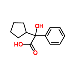 alpha-Cyclopentylmandelic acid Structure