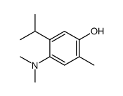 4-Dimethylamino-5-isopropyl-2-methyl-phenol Structure