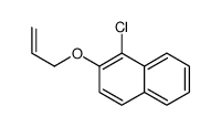 1-chloro-2-prop-2-enoxynaphthalene结构式