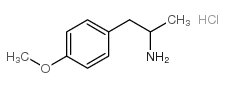 1-(4-甲氧基苯基)-2-丙胺结构式