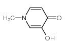 3-羟基-1-甲基-1H-吡啶-4-酮图片