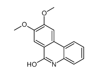 6(5H)-PHENANTHRIDINONE, 8,9-DIMETHOXY-结构式
