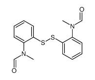 bis[2-(N-formyl-N-methylamino)phenyl] disulfide结构式